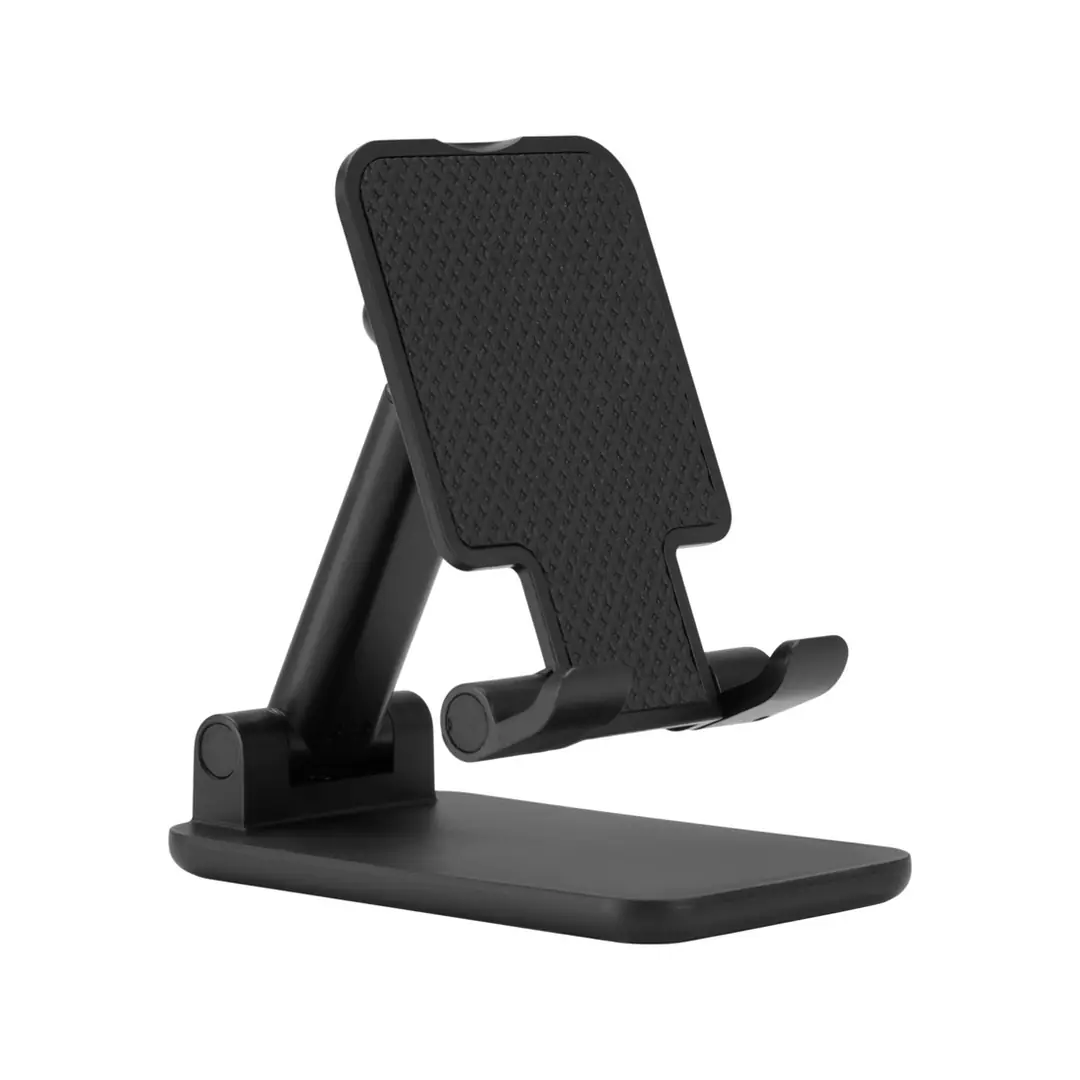 Ürün görseli: Masaüstü Telefon & Tablet Standı · Uzunluk Ayarlı · Siyah