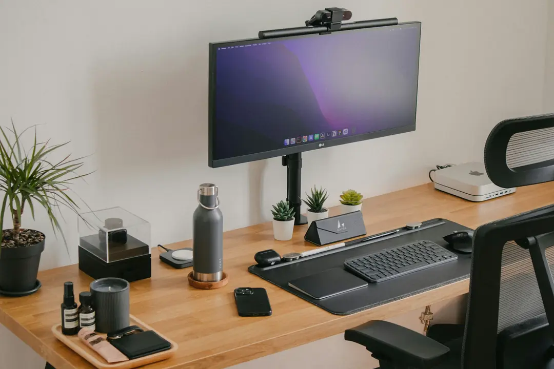 Tek kollu yaylı monitör kolu